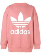 Adidas Originals - Logo Sweatshirt - Men - Cotton - M, Pink/purple, Cotton