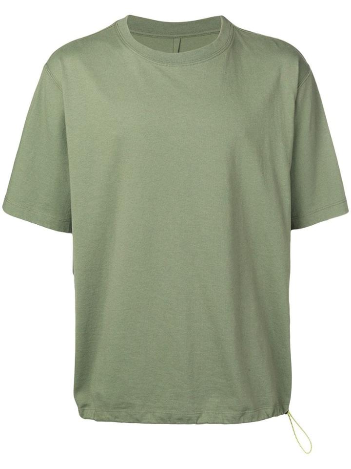 Unravel Project Oversized Crew Neck T-shirt - Green