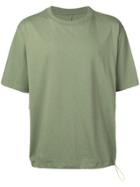 Unravel Project Oversized Crew Neck T-shirt - Green