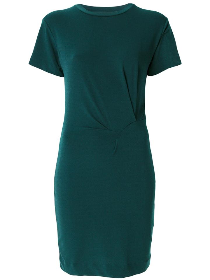 By Malene Birger Gathered Detail T-shirt Dress - Green