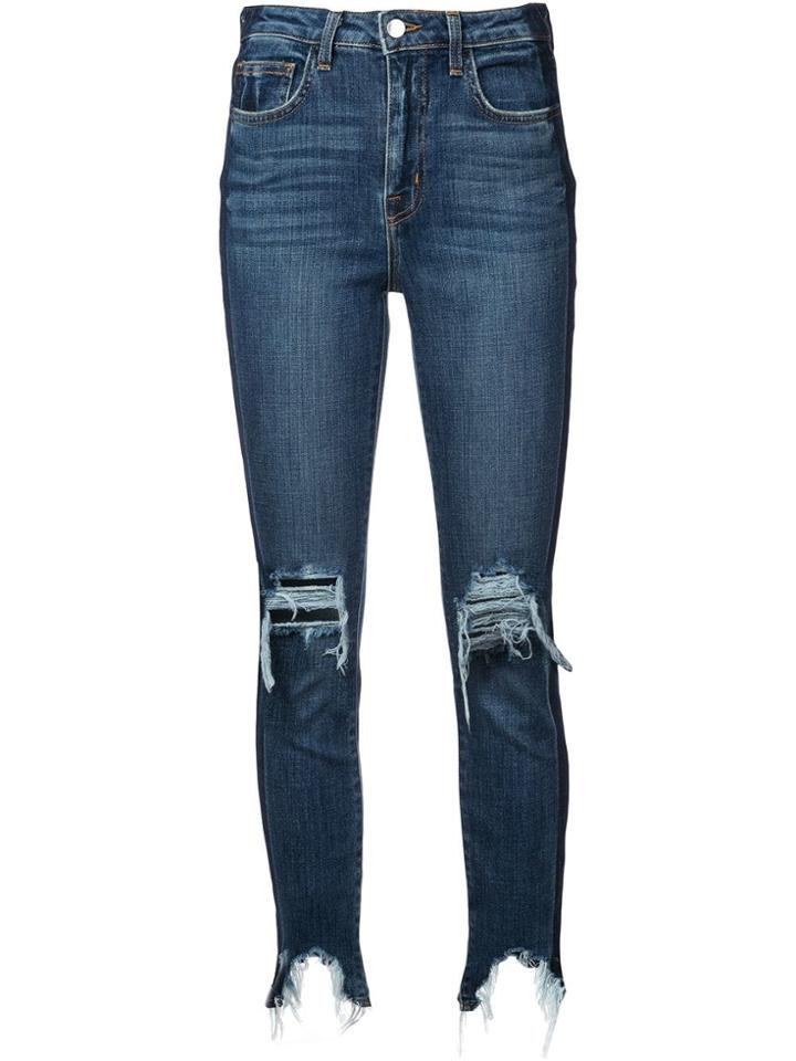 L'agence High Line High Rise Skinny Jeans - Blue