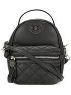 Moncler Georgine Crossbody Bag, Women's, Black, Lamb Skin/polyester