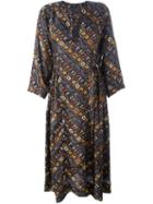 Isabel Marant 'tizy' Printed Dress, Women's, Size: 36, Black, Silk/cotton