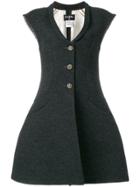 Chanel Vintage Vest-overcoat Dress - Grey