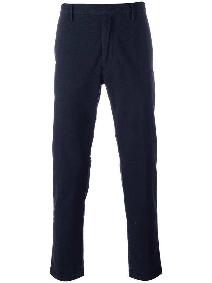 Pence Straight Leg Trousers, Men's, Size: 48, Blue, Cotton/spandex/elastane