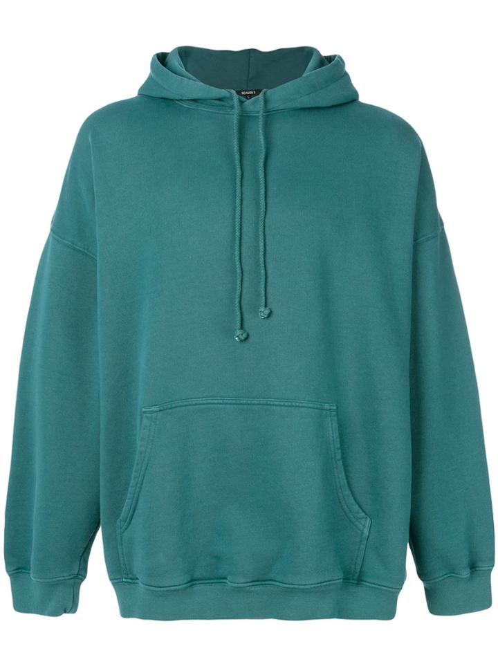 Yeezy Oversized Hooded Sweater - Green