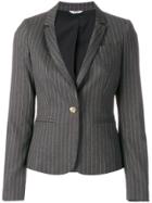 Liu Jo Pinstripe Blazer - Yellow & Orange