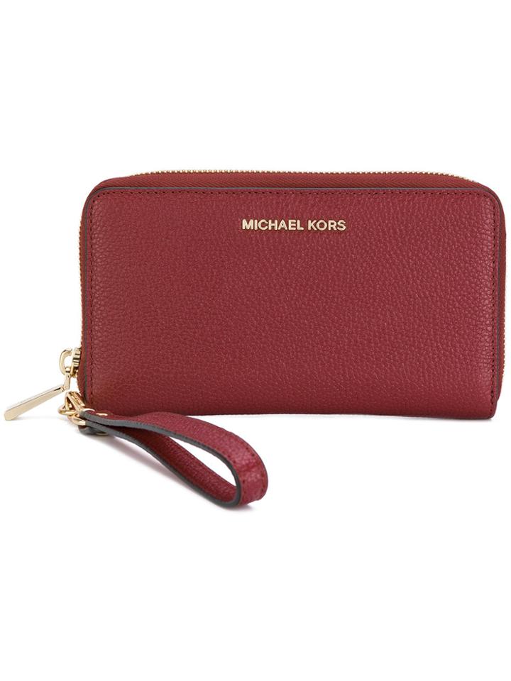Michael Michael Kors Jet Set Travel Wristlet - Pink & Purple
