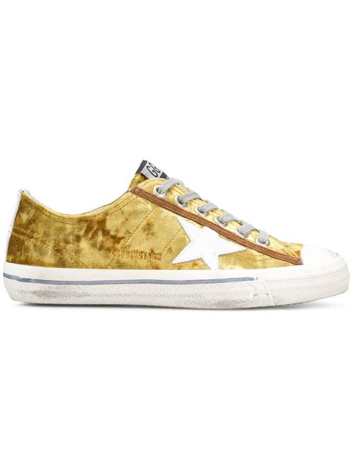 Golden Goose Deluxe Brand V-star 2 Sneakers - Yellow & Orange