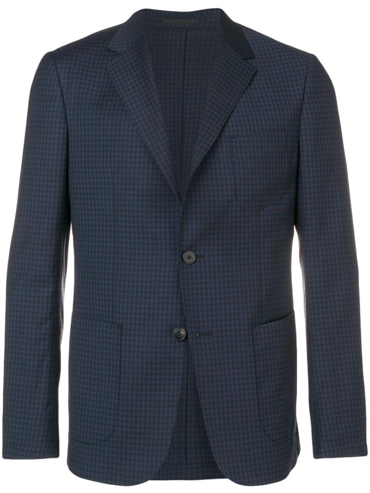 Z Zegna X Techmerino Single-breasted Blazer - Blue