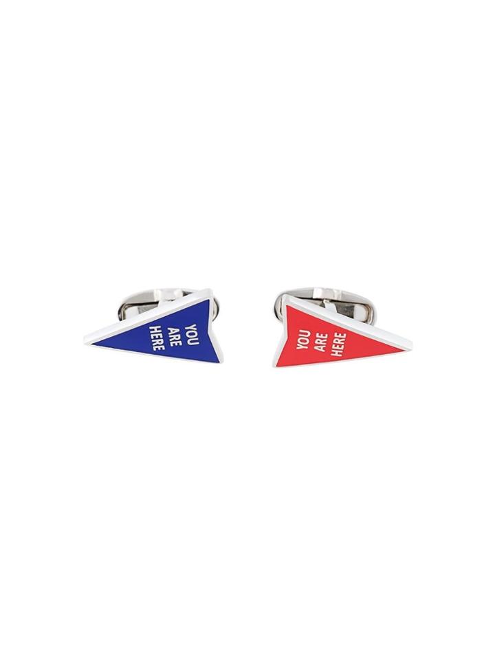 Ps By Paul Smith 'you Are Here' Cufflinks - Multicolour