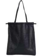 Isaac Reina Soft String Tote, Women's, Black, Calf Leather