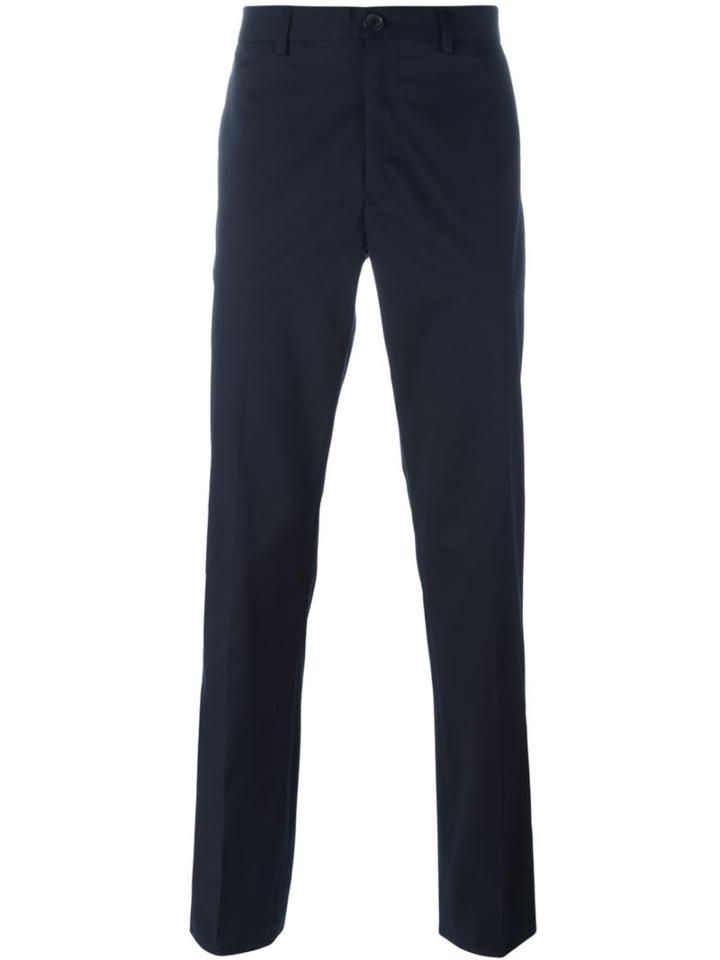 Ps By Paul Smith Classic Chinos, Men's, Size: 32, Blue, Cotton/spandex/elastane