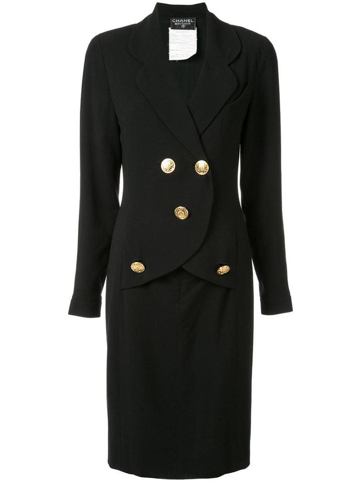 Chanel Pre-owned Long Sleeve One Piece Dress - White
