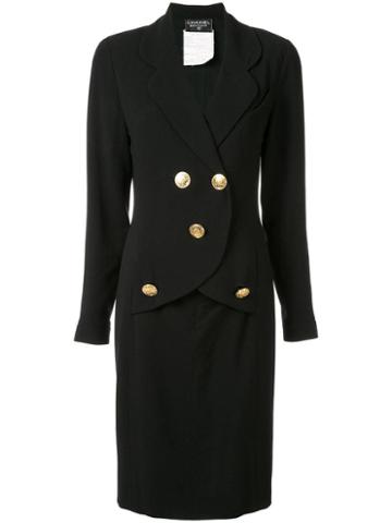 Chanel Pre-owned Long Sleeve One Piece Dress - White