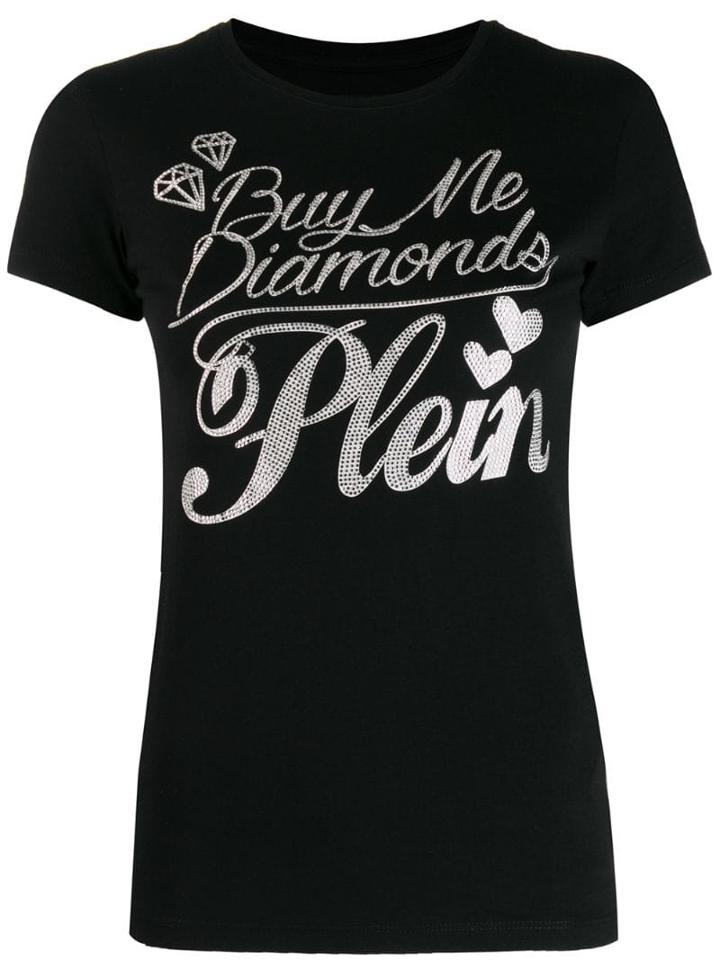 Philipp Plein Round Neck T-shirt - Black