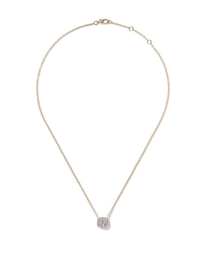 Pomellato 18kt Rose Gold And 18kt White Gold Nudo Necklace