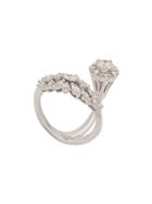 Yeprem 18kt White Gold Diamond Cluster Ring