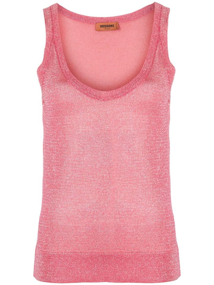 Missoni Sleeveless Tank Top - Pink