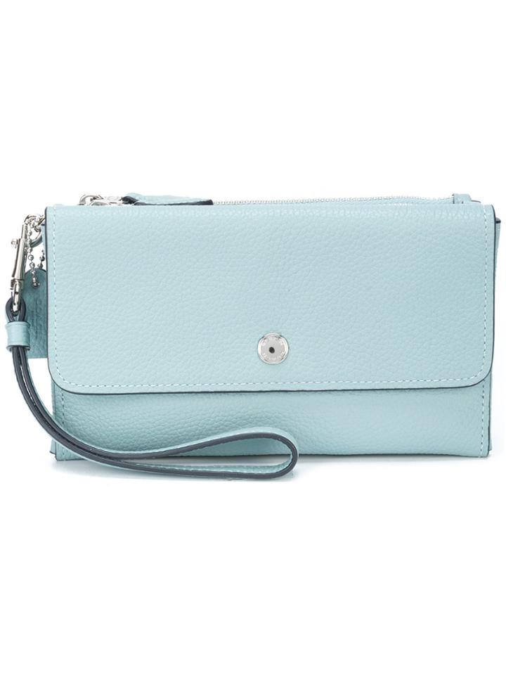 Coach Triple Small Wallet - Blue