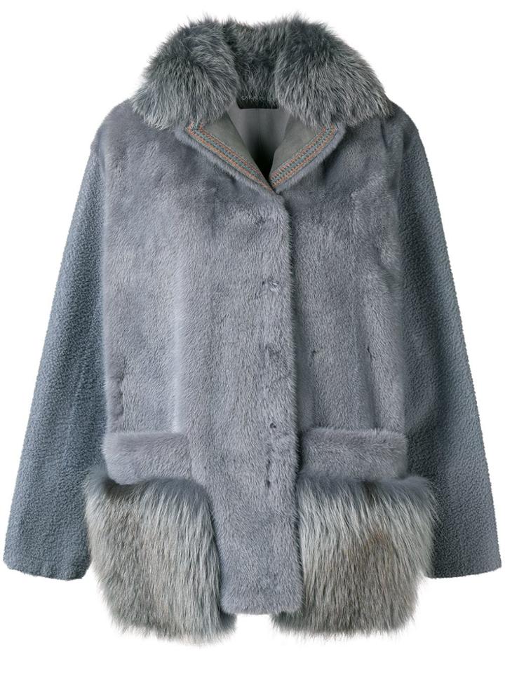 Cara Mila Fay Coat - Blue