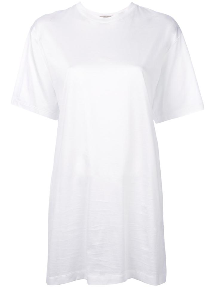 Marco De Vincenzo Fringed Slogan T-shirt - White