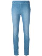 Balmain Stonewashed Skinny Jeggings - Blue