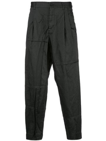 Comme Des Garçons Homme Plus Constructed Trousers - Grey