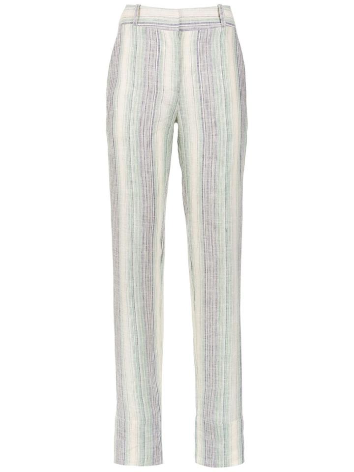 Alcaçuz Festival Linen Trousers - Green