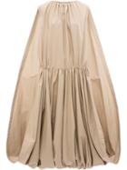 Jw Anderson Oversized Cape Dress - Neutrals