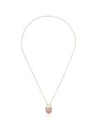 Polly Wales Yellow Gold Padlock Pendant Necklace - Metallic