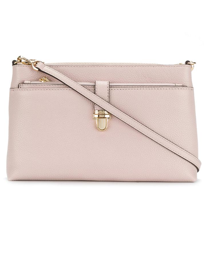Michael Michael Kors Mercer Snap Pocket Crossbody Bag - Pink & Purple