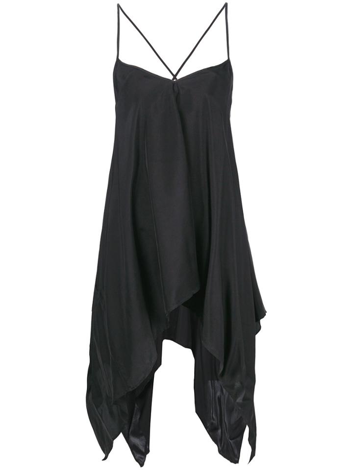 Uma Wang Tova Asymmetric Vest Top - Black