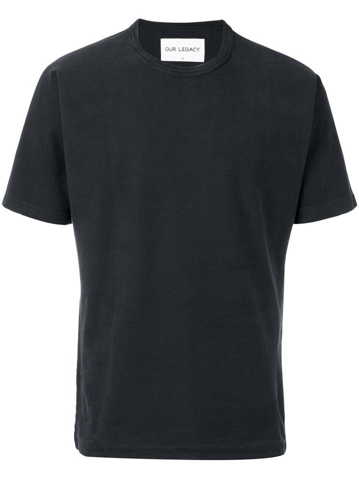 Our Legacy - Classic T-shirt - Men - Cotton - 50, Black, Cotton