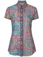 Dolce & Gabbana Vintage Geometric Pattern Shortsleeved Shirt -