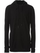 11 By Boris Bidjan Saberi Hoodie, Men's, Size: L, Black, Cotton