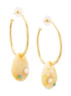 Lizzie Fortunato Jewels Puddle Hoops In Dune - Gold
