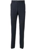 Loro Piana Check Tailored Trousers - Blue