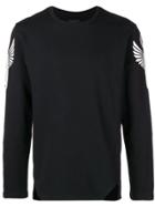 Frankie Morello Side Panel Sweatshirt - Black