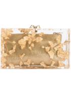 Charlotte Olympia 'pandora' Clutch, Women's, Nude/neutrals, Cotton/brass/plexiglass