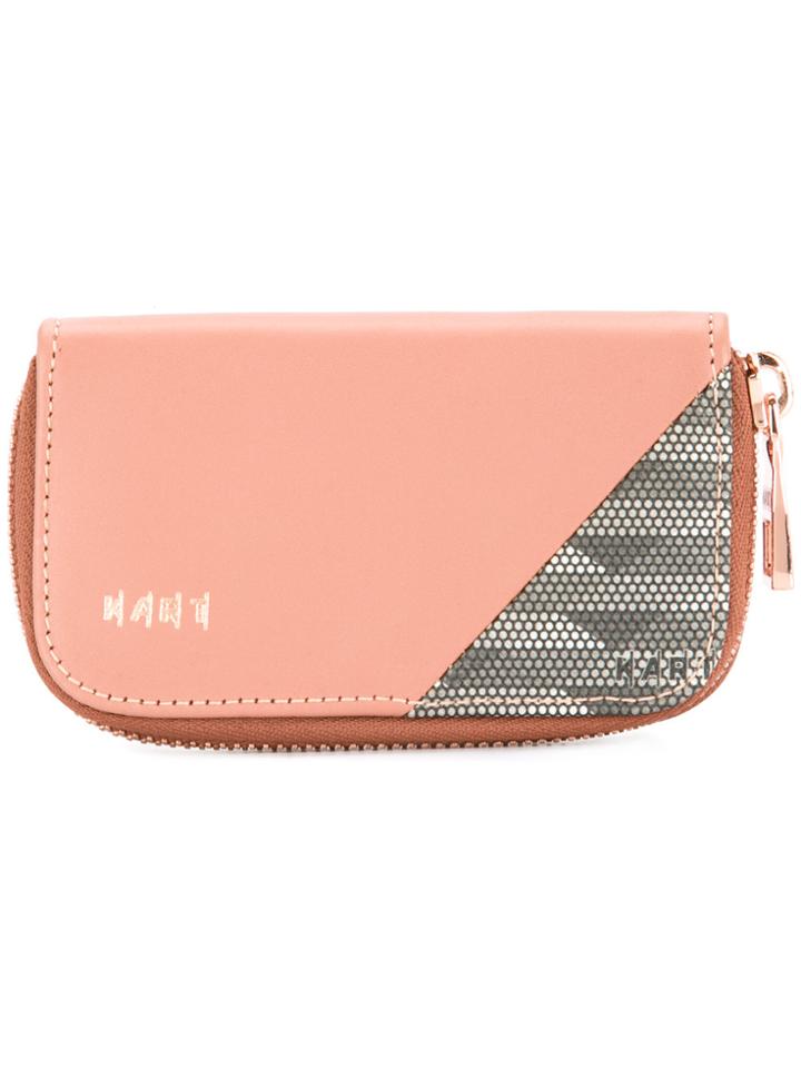 K/a/r/t Panelled Zipped Wallet - Pink & Purple