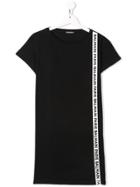 Balmain Kids Teen T-shirt Dress - Black