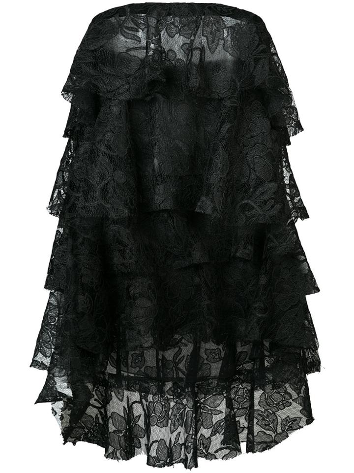 Sachin & Babi Nashik Tiered Lace Top - Black