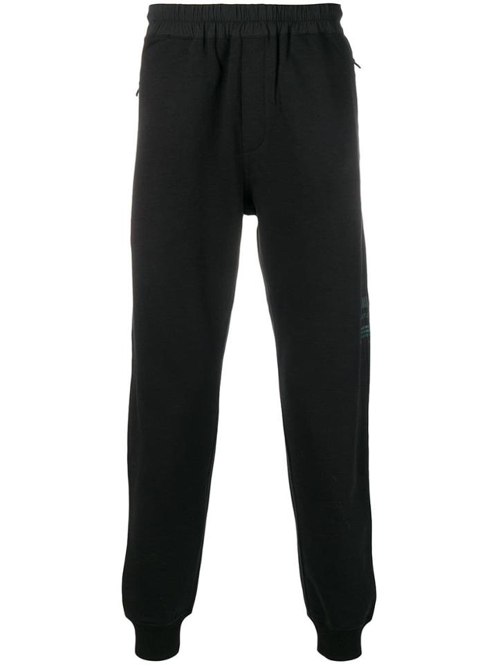 Les Benjamins Logo Print Sweatpants - Black