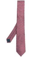 Lanvin Patterned Tie - Red