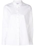 Closed Plain Fitted Shirt - White
