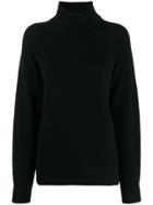 Woolrich Ribbed Roll Neck Jumper - Black