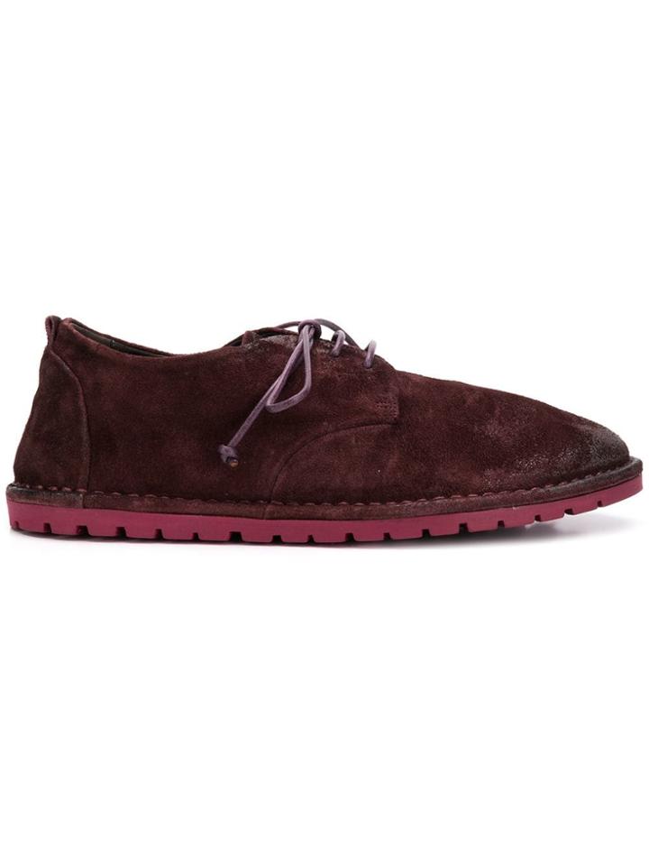 Marsèll Marsèll X Andreas Murkudis Sancrispa Lace-up Shoes - Red