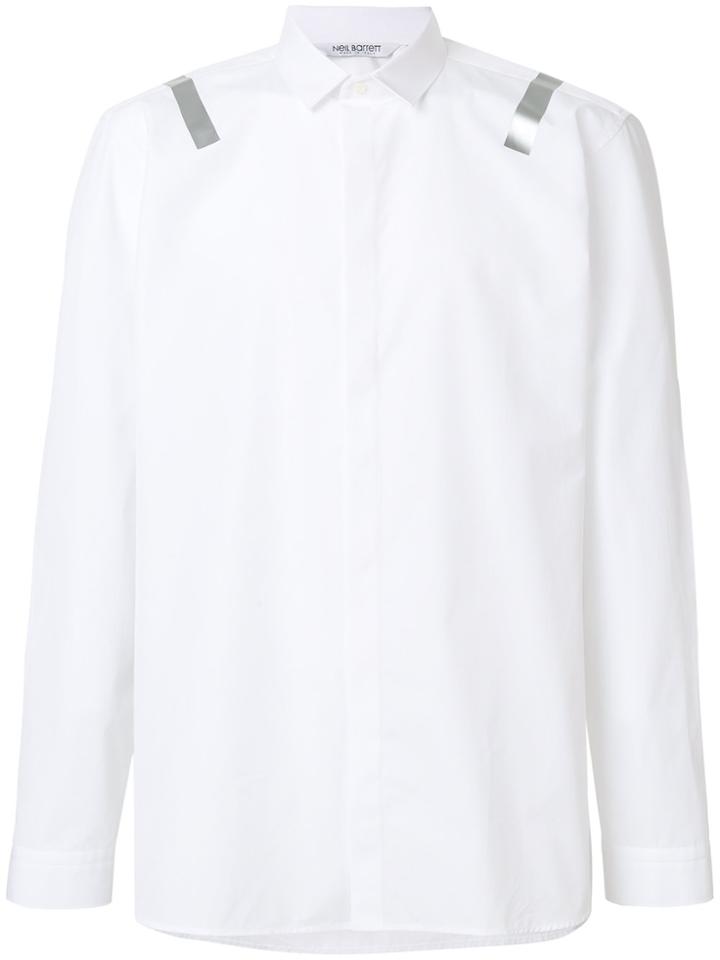 Neil Barrett Shoulder Stripe Shirt - White