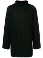 Homme Plissé Issey Miyake Knitted Long Sweater - Black